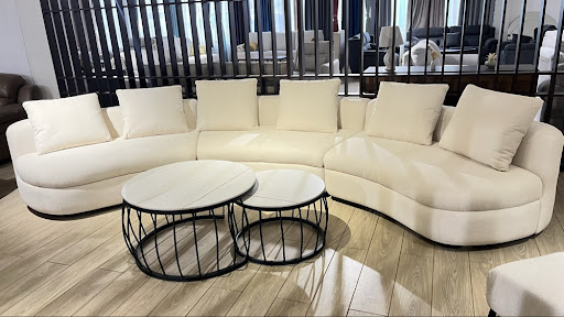 🛋️ The Aura Curved Sectional Sofa