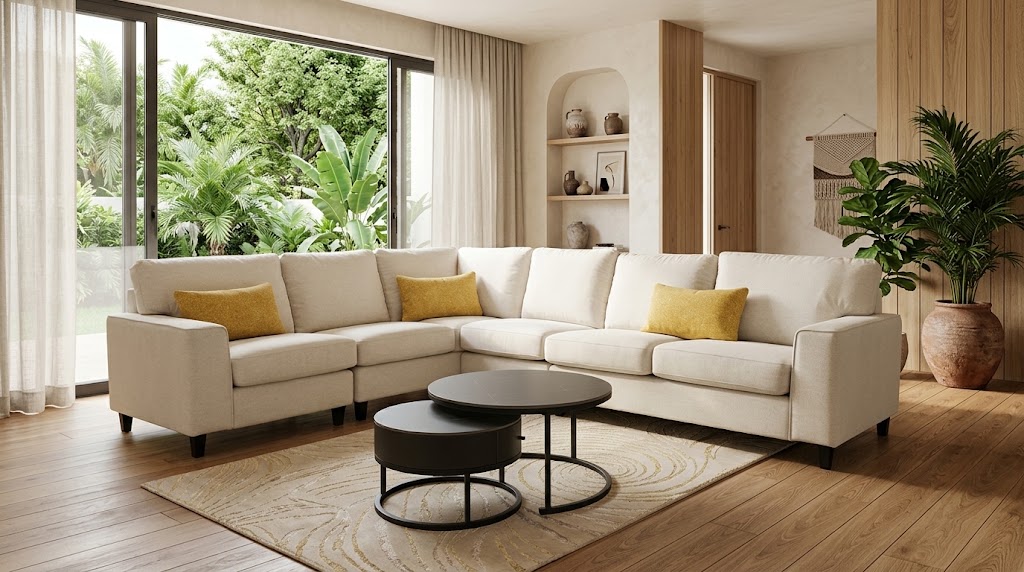 🛋️ The Haven Luxe L-Shaped Sectional Sofa