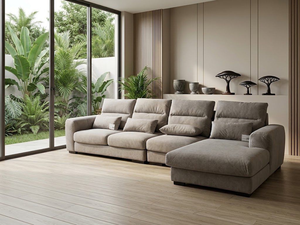 The Cloud Haven Plush L-Shape Sectional ✨🛋️