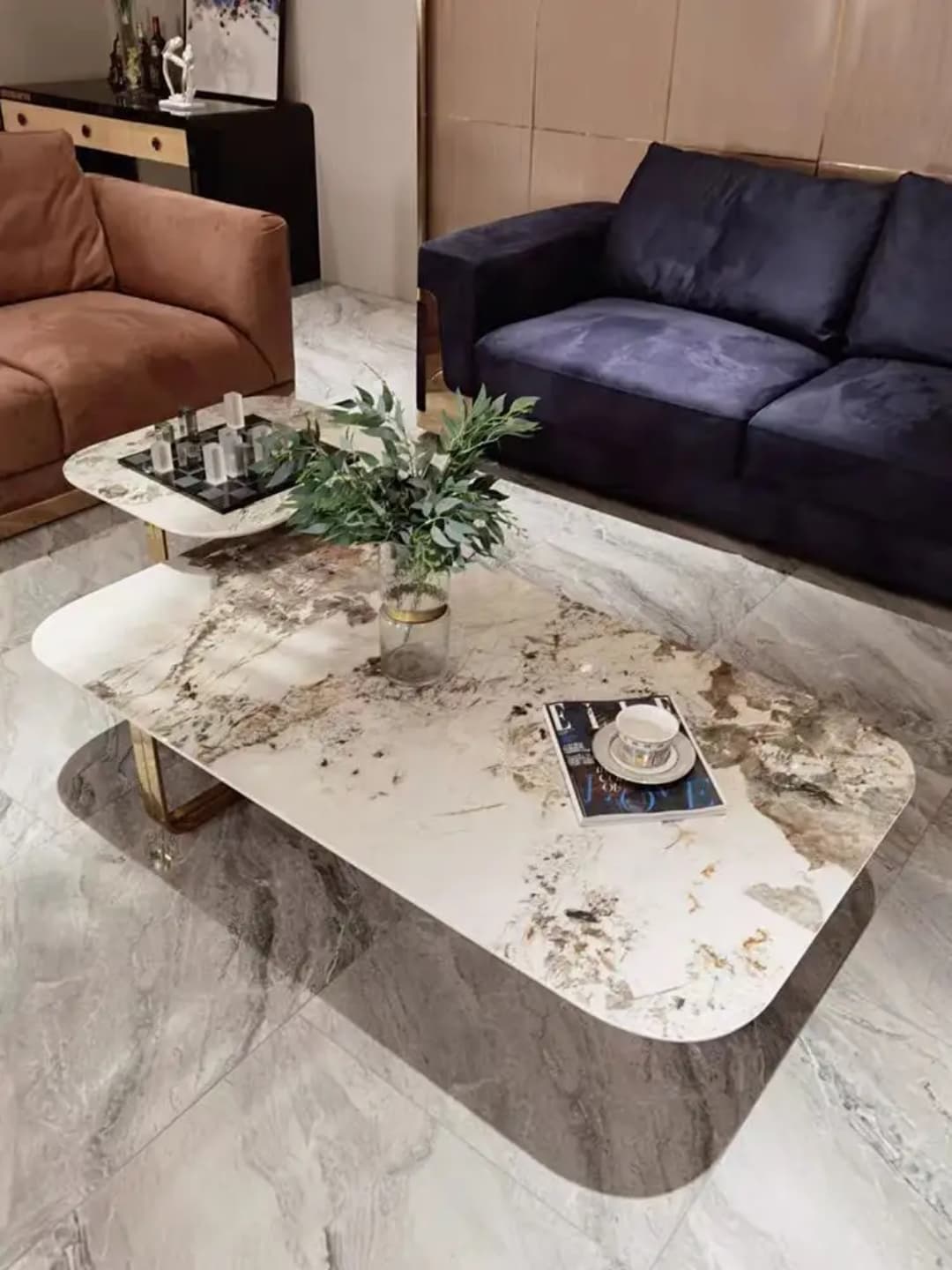 Double Coffee Table (XY-T215) - Image 2