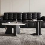 Aria Marble Nesting Coffee Table Duo
